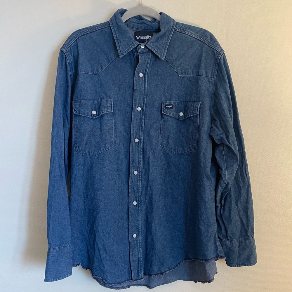 Wrangler Blue Jean Pearl Snap